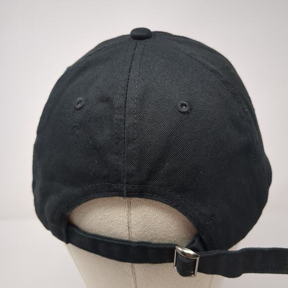 Dalix Slideback Baseball Cap Black One Size Adjustable Vented Holes Blank - Picture 6 of 9